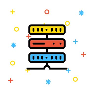 ağ paylaşım simgesi çizimi 