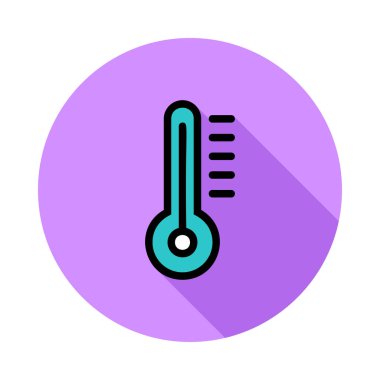 Tıbbi alet düz simgesi beyaz arka plan, vektör, illüstrasyon izole