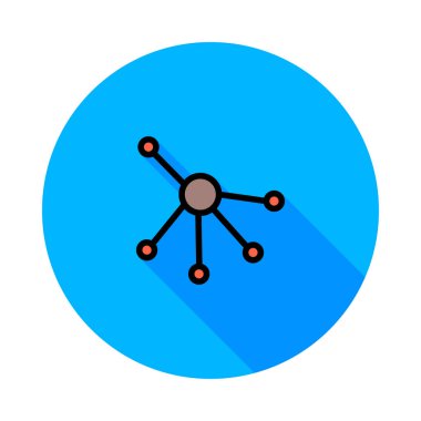 ağ paylaşım simgesi çizimi 