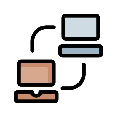 ağ paylaşım simgesi çizimi 