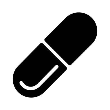 hap düz simgesi, vektör, illüstrasyon