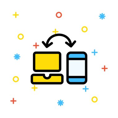 ağ paylaşım simgesi çizimi 