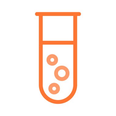 Tıbbi alet düz simgesi beyaz arka plan, vektör, illüstrasyon izole