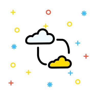 ağ paylaşım simgesi çizimi 