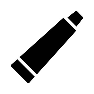 Tıbbi alet düz simgesi beyaz arka plan, vektör, illüstrasyon izole