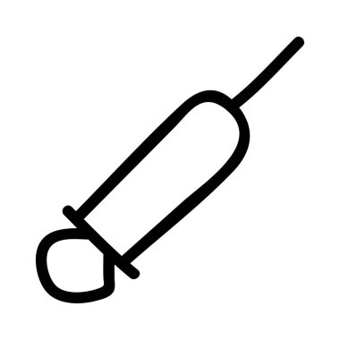 Şırınga ikonu vektör çizimi 