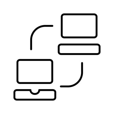 ağ paylaşım simgesi çizimi 