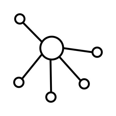 ağ paylaşım simgesi çizimi 