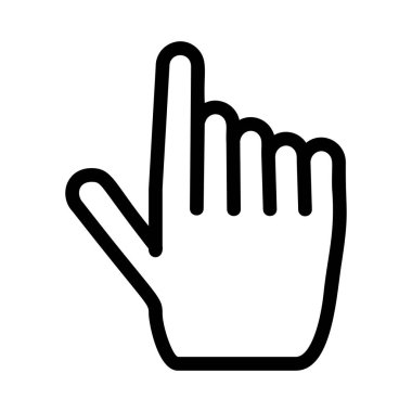 Beyaz arkaplanda insan eli izole edilmiş