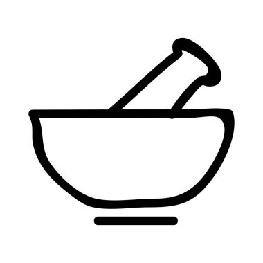 Tıbbi alet düz simgesi beyaz arka plan, vektör, illüstrasyon izole