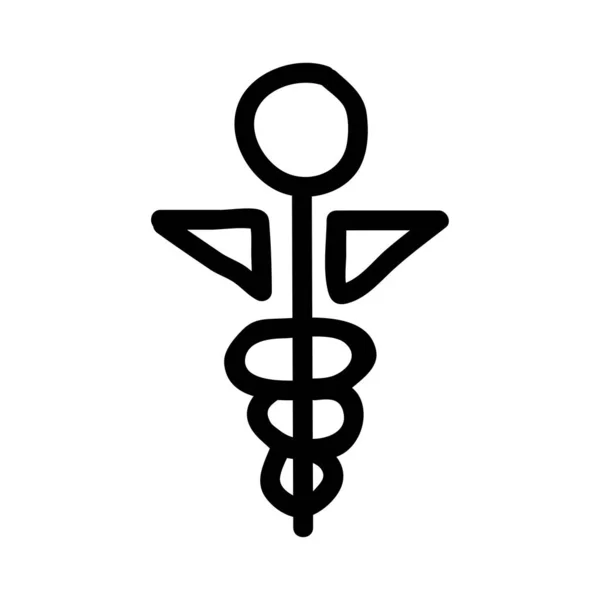 Płaskie Ikona Logo Medyczny Wektor Ilustracja — Wektor stockowy