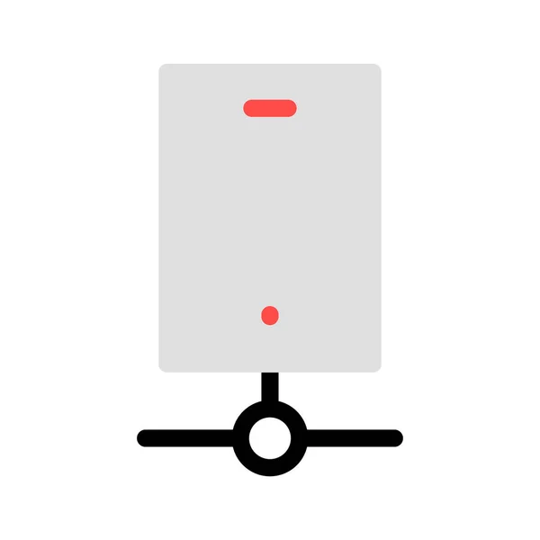 Compartir Red Icono Vector Ilustración — Vector de stock