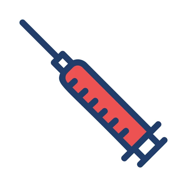 Ferramenta Médica Ícone Plano Isolado Fundo Branco Vetor Ilustração — Vetor de Stock