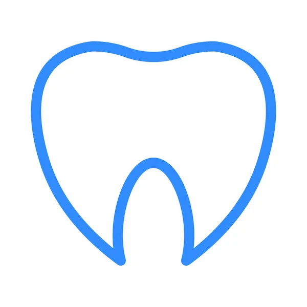 Ícone Dente Ilustração Vetorial —  Vetores de Stock