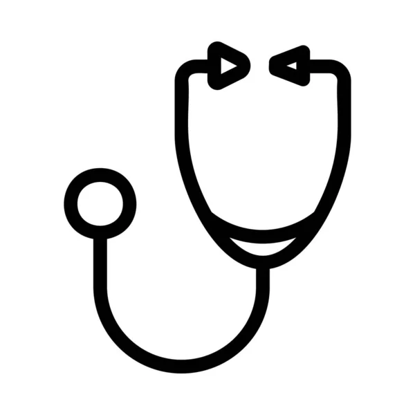 Lékařský Nástroj Plochý Ikona Izolovaných Bílém Pozadí Vektor Ilustrace — Stockový vektor