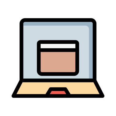 Beyaz arka plan, vektör, illüstrasyon izole iş hattı düz simge