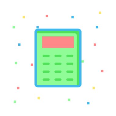 Beyaz arka plan, vektör, illüstrasyon izole iş hattı düz simge