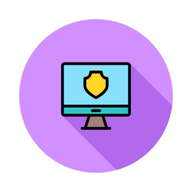 Beyaz arka plan, vektör, illüstrasyon izole iş hattı düz simge