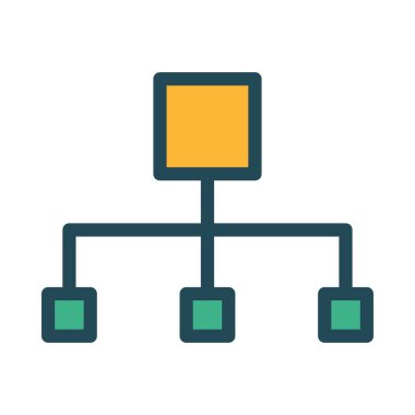 Beyaz arka plan, vektör, illüstrasyon izole iş hattı düz simge