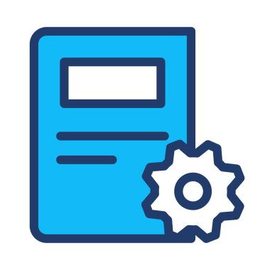 belge simgesi vektör illüstrasyonu 