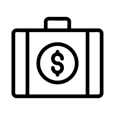 Beyaz arka plan, vektör, illüstrasyon izole iş hattı düz simge