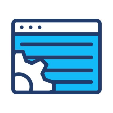 Businessisolated beyaz arka plan üzerinde Web simgesi