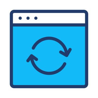 Renk iş web vektör simgesi