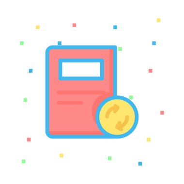 Renk iş web vektör simgesi