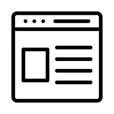 Renk iş web vektör simgesi