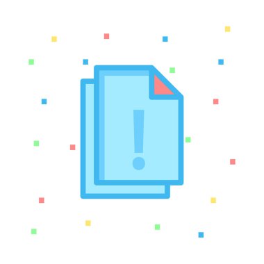 Renk iş web vektör simgesi