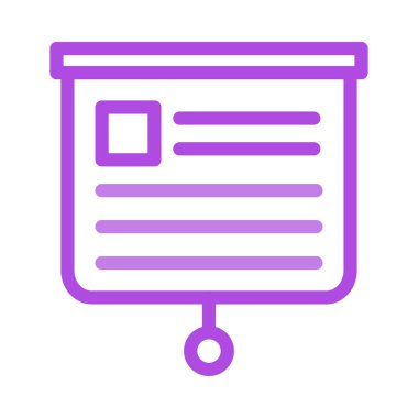 Sunu düz simgesi beyaz arka plan, vektör, illüstrasyon izole