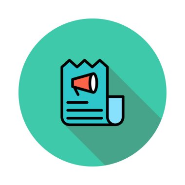 Renk iş web vektör simgesi