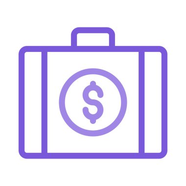 Dolar simgesi vektör illüstrasyonu 