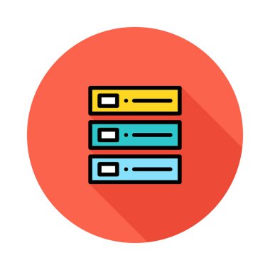 Renk iş web vektör simgesi