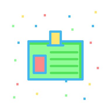 Renk iş web vektör simgesi