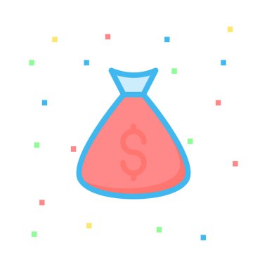 Renk iş web vektör simgesi