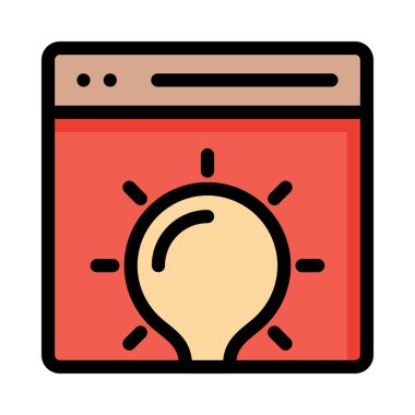 Renk iş web vektör simgesi