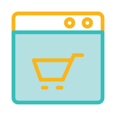 Renk iş web vektör simgesi