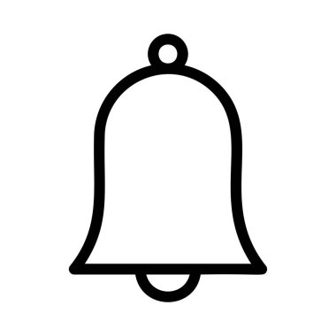 Çan simgesi vektör illüstrasyonu 