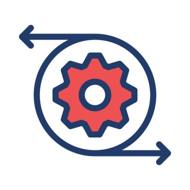 Renk iş web vektör simgesi