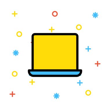 Renk iş web vektör simgesi