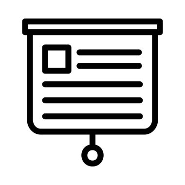 Sunu düz simgesi beyaz arka plan, vektör, illüstrasyon izole