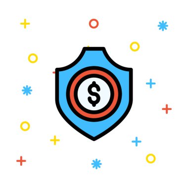 Renk iş web vektör simgesi