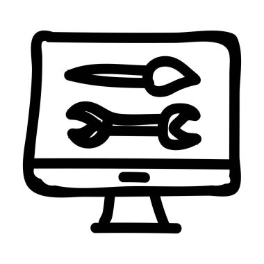 Renk iş web vektör simgesi