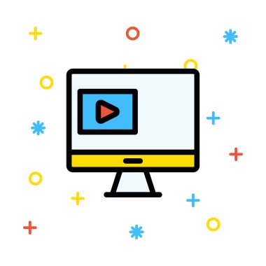 Renk iş web vektör simgesi