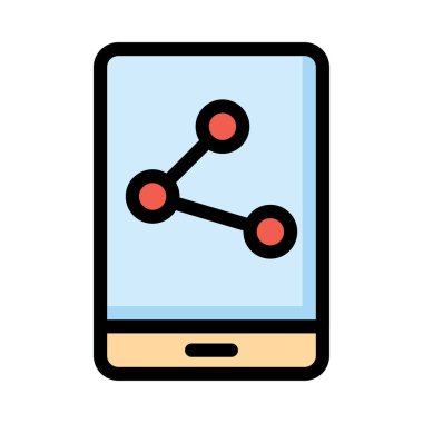 Renk iş web vektör simgesi