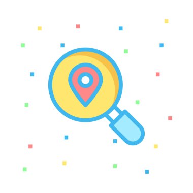 Renk iş web vektör simgesi