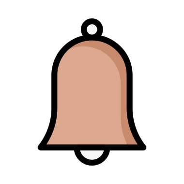 Çan simgesi vektör illüstrasyonu 