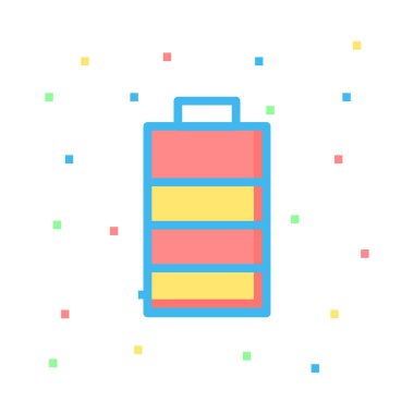 Renk iş web vektör simgesi