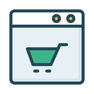 Renk iş web vektör simgesi